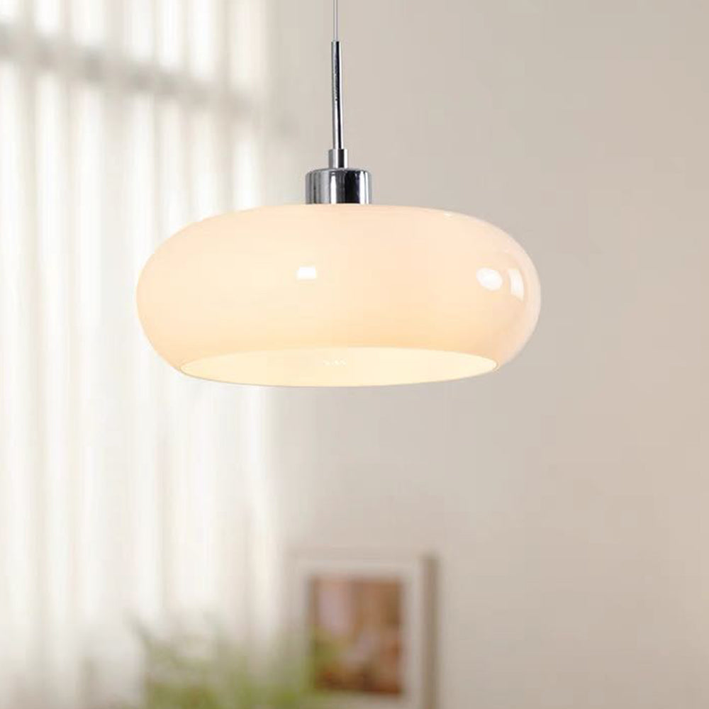 Hailie | Modern LED Taklampa i Orange & Vit